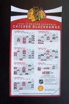 Chicago Blackhawks 2010-2011 Magnetic Season Schedule - £7.77 GBP