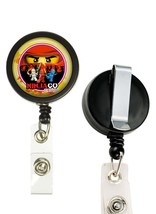 1 Block Ninja ID Card Reel, Belt Clip, Extends up to 24&quot;, Black - £8.67 GBP