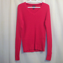 Tommy Hilfiger Sweater Women&#39;s Medium M Red 100% Pima Cotton - £7.95 GBP