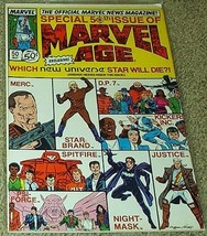 Marvel Age "Special 50th Issue" No 50 May 1987 The Official Marvel News Magazine - $7.99