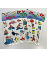 Lot of 4 Packs - The Little Mermaid Stick-ons (1991)The Walt Disney Company - £15.71 GBP
