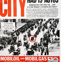 1937 Mobil Gas And Oil Socony Easter Parade NYC Advertisement Mobilgas D... - $1,295.48 MXN