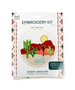 Needle Creations Desert Landscape 6 Inch Embroidery Hoop Kit - $135.20 MXN