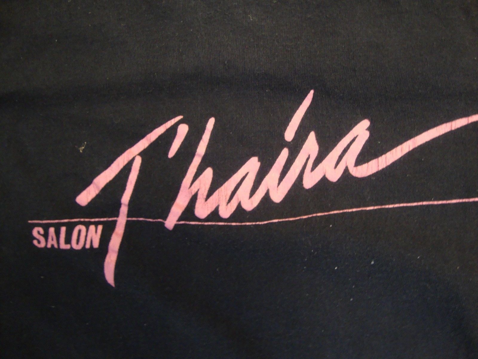 Vintage T'haira Salon Souvenir Black T Shirt Size M - £12.65 GBP