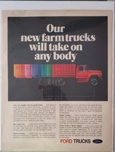 1971 Ford F Series Farm Trucks  Print Ad - £11.03 GBP