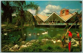 Hospitality House Busch Gardens Tampa Florida FL 1966 Chrome Postcard I8 - £2.30 GBP