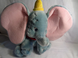 Disney Store Authentic Dumbo Medium Sitting Soft Plush 12&quot; Toy - £8.65 GBP