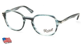 New Persol 3142-V 1051 Gray Blue Eyeglasses Glasses 47-21-145mm Italy - £57.78 GBP