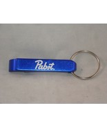 NEW Pabst Blue Ribbon Beer Bottle Opener Keychain Blue Metal - £5.51 GBP