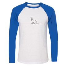 Hot Dinosaur Design Mens Raglan Sport T-Shirts Graphic Tee Tops Shirts Clothes - £13.03 GBP