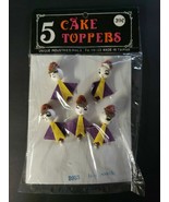 Vintage Spun Cotton Cake Topper Party Picks Boy Cub Scouts 1 Sealed Pkg ... - £3.94 GBP