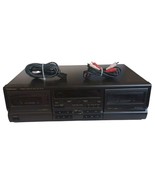 Technics RS-TR170 Stereo Dual Cassette Deck Tested &amp; Working No Remote - $49.45