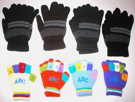 WHOLESALE LOT 50 YOUNG + OLD CHILDRENS KIDS WINTER GLOVES GIFT CHARITY G... - $93.49