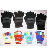WHOLESALE LOT 50 YOUNG + OLD CHILDRENS KIDS WINTER GLOVES GIFT CHARITY G... - £74.73 GBP