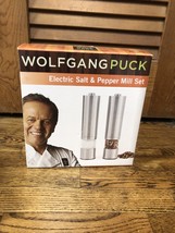 Wolfgang Puck Electric Dual Salt And Pepper Mill Set - SOLD - £15.72 GBP