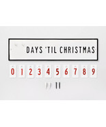 Hearth &amp; Hand with Magnolia Metal Days Until Christmas Countdown Advent ... - £47.58 GBP