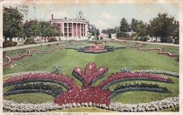 Sunken Garden The Paseo Kansas City Missouri MO Postcard to Kingfisher OK A04 - £2.34 GBP