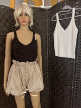 WOMEN BLOUSE TOP  STRAPS TOP SIZE XS/M - $20.00
