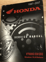 1997 2000 2007 Honda VT600 C CD CD2 Shadow Service Réparation Manuel 61MZ809 - £72.15 GBP