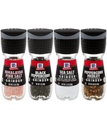 McCormick Essentials Pack, 2 Salt, 2 Pepper Grinder Bottles, 4pc gift se... - $34.07 CAD