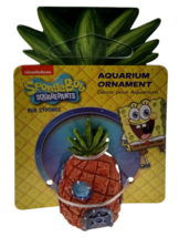 Aquarium Ornament Spongebob Squarepants Pineapple House Decoration Decor Mini - £9.59 GBP