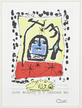 &quot;Galerie Matarasso&quot; by Joan Miro Signed Lithograph 10&quot;x7 1/2&quot; - £1,471.35 GBP
