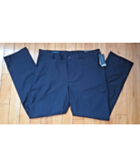 Perry Ellis Men&#39;s Slim Fit Stretch Washable Suit Dress Pants Navy Blue 3... - $19.99