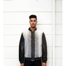 Barya New York Men&#39;s Python Leather Jacket - £345.25 GBP