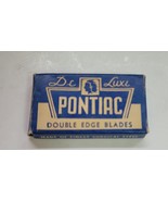 DELUXE PONTIAC DOUBLE EDGE BLADES VINTAGE IN ORIGINAL BOXES - $282.16 MXN