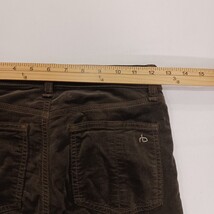 Rag & Bone Women’s Olive Velvet Zipper Leg Corduroy Pants Size 25 Made In USA image 10