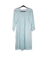 Gilead VTG Robe Womens S Nylon Buttons Long Sleeve Lace Pockets USA - £20.40 GBP