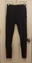 Talbots On The Move Leggings Navy &amp; Maroon SPF 50+ Size Small NEW - $14.84