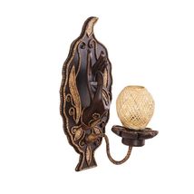 interoknack Thai Buddha Hand Wall Sconce Light, Zen Asian Wooden Art Lam... - $9,223.84 MXN