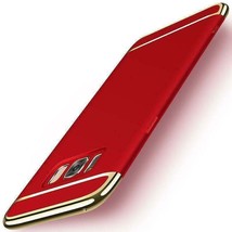 Red &amp; Gold Hard Case for Samsung Galaxy S8+ / S8 Plus - Heavy Duty Cover... - £2.38 GBP
