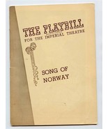 Song Of Norway Playbill Imperial Theatre 1944 Sig Arno George Balanchine  - £14.07 GBP