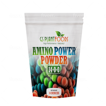 Amino Power Powder Nitrogen Fertilizer 16 oz - Plant-Based 100% Water So... - $21.73