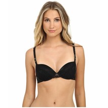 32A Stella McCartney Isabel Floating Contour Underwire Plunge Silk Bra S80-239 - £60.67 GBP