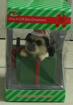 Brand New In Box Paws Claus Dog In Gift Box 2012 Holiday Ornament, New - £5.53 GBP