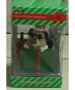 BRAND NEW IN BOX Paws Claus Dog In Gift Box 2012 Holiday Ornament, NEW - $9.46 CAD