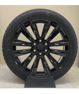 GMC 22&quot; Black Platinum Wheels Bridgestone 285/45R22 Tires Sierra Yukon D... - $53,101.00 MXN