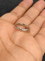 3mm Engagement Wedding anniversary 925 Sterling Silver Band Size 6 - $26.71