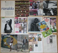 RONALDO 1990s/10s clippings Real Madrid Brazil Football magazine articles - £18.39 GBP