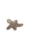 Vintage Gold Tone Starfish Textured Adjustable Ring Womens Costume Jewelry - $15.25