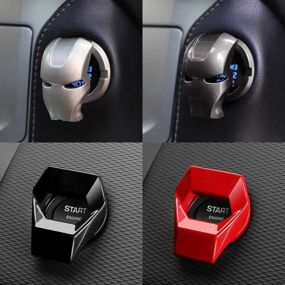 Car Interior Engine Start Stop Switch Button Cover Decorative For Renault Clio 4 - £13.62 GBP+