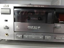 JVC TD-W307 Double Cassette Deck Dual Recorder Player TESTED Video - £51.95 GBP