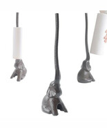 Elephant Toilet Paper Holder 16&#39;&#39; Cast Iron Paper Towel Holder Funny Toi... - $3,078.92 MXN