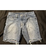 Southern Thread Jean Shorts Size 29 Cutoff Distressed Raw Hem Western Style - $27.48 CAD