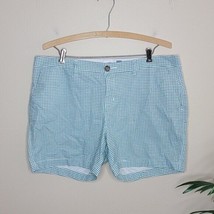 Old Navy | Green &amp; White Gingham Check Shorts, womens size 12 - £11.35 GBP