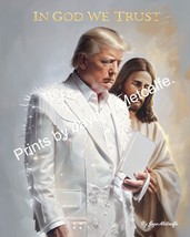 Donald Trump wall Art &quot; in god we trust text &quot; - $2,326.50