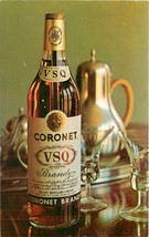 Advertising Coronet VSQ Brandy 1950s interior Postcard 21-1504 - $8.64